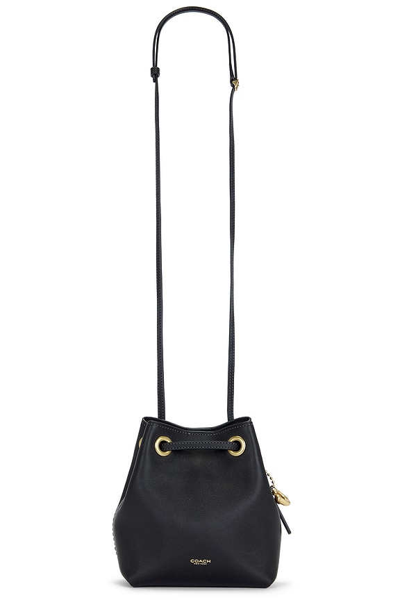 view 1 of 4 Jade Drawstring Bag in Black