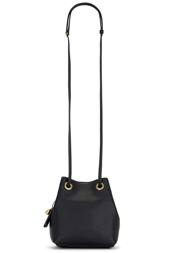 view 2 of 4 Jade Drawstring Bag in Black