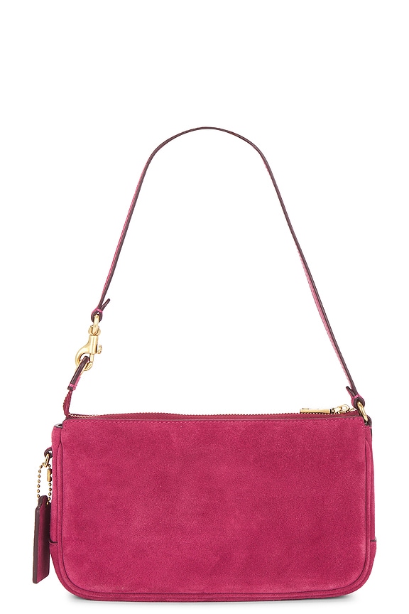 view 2 of 4 SAC PORTÉ ÉPAULE SUEDE PLAZA BAG in Dark Fuchsia