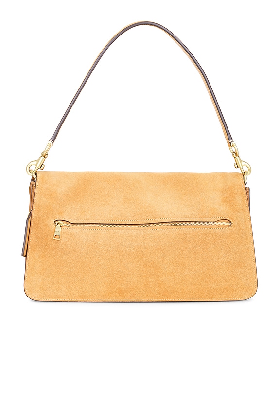view 2 of 4 Suede Tabby 36 Clutch in Caramel