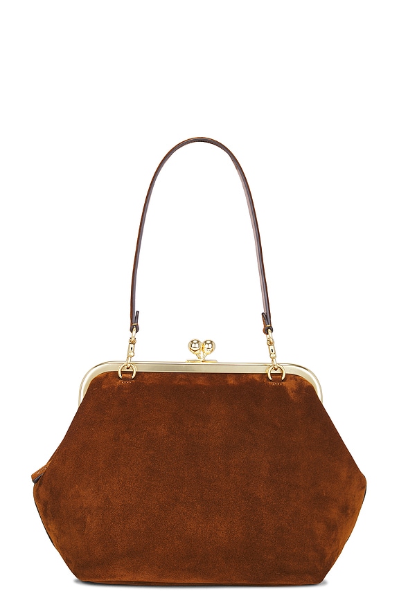 view 2 of 4 BOLSO KISSLOCK in Warm Brown