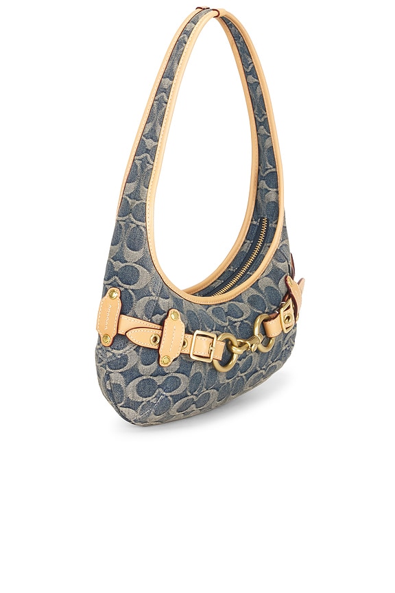 バッグ COACH Denim Ergo shoulder Signature Coach Belted Ergo Shoulder Bag 26 in Signature Loved Denim | REVOLVE
