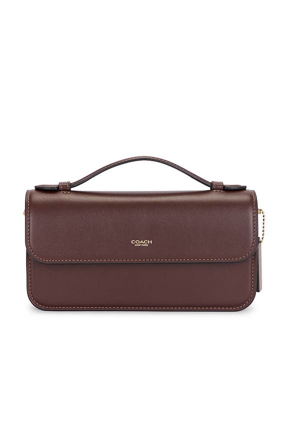view 2 of 6 Refined Calf Leather New York Elora Top Handle Crossbody Bag in Maple