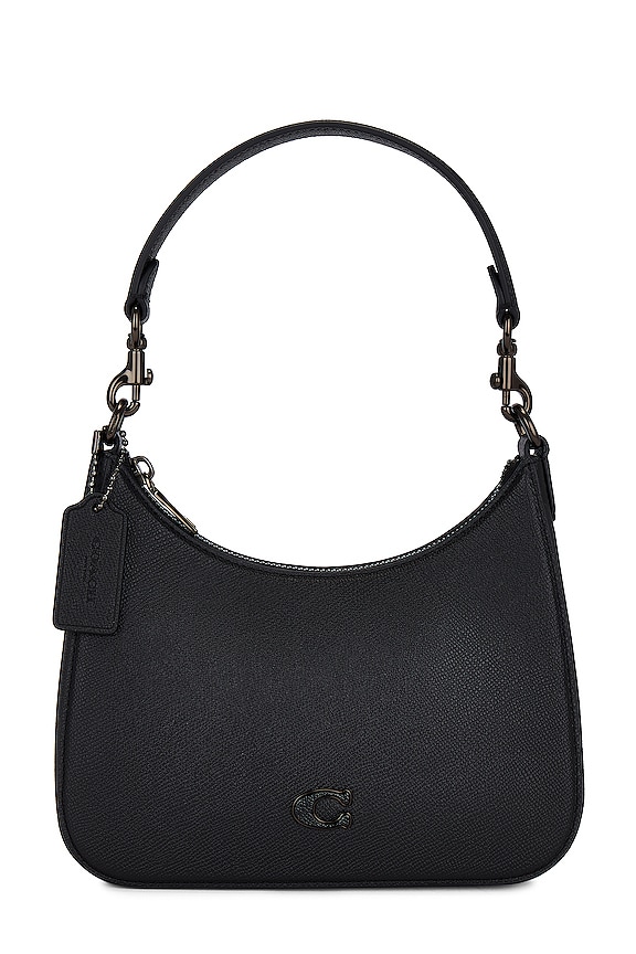 view 2 of 6 Hobo Crossbody Bag in Black