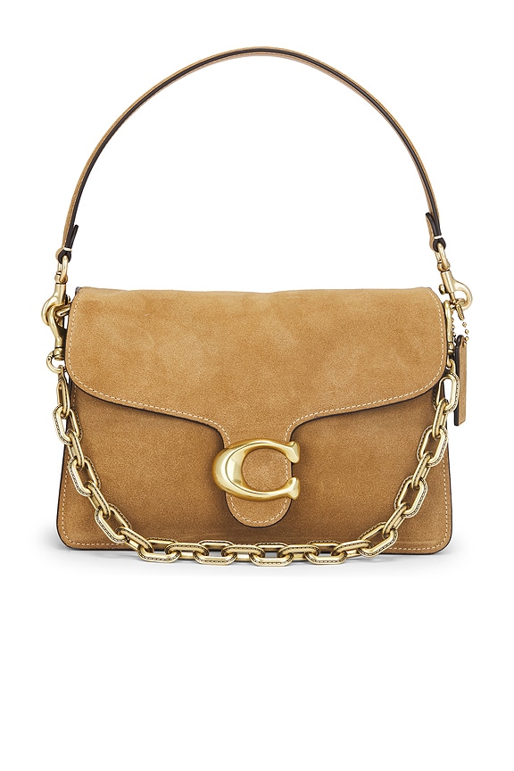 view 2 of 6 Suede Chain Tabby Shoulder Bag in Sand