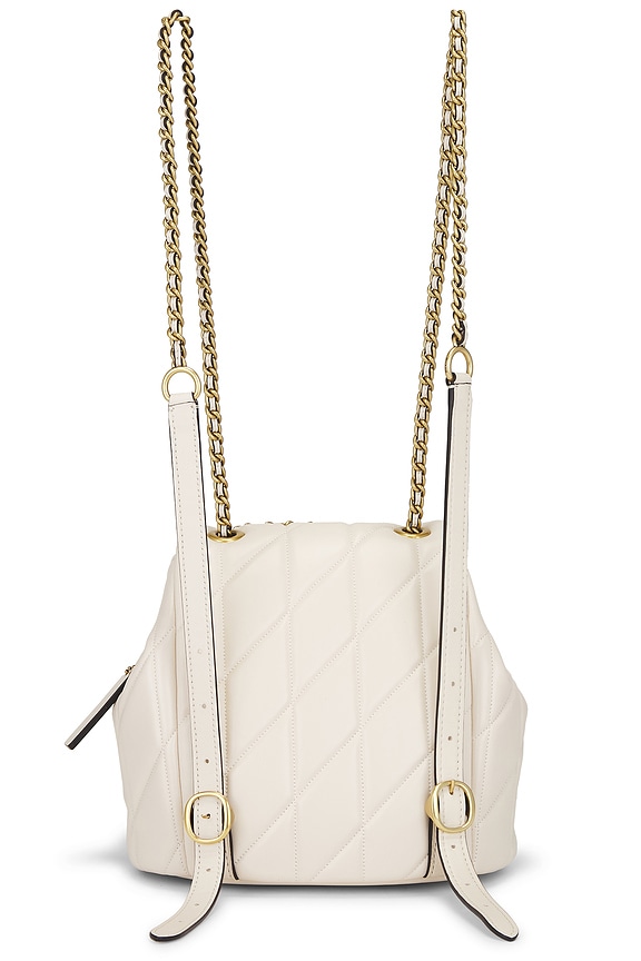 view 2 of 4 MOCHILA QUILTED LEATHER TABBY in Chalk