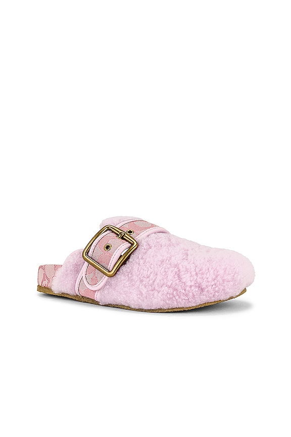 view 2 of 5 Shearling Clog in Pale Pink