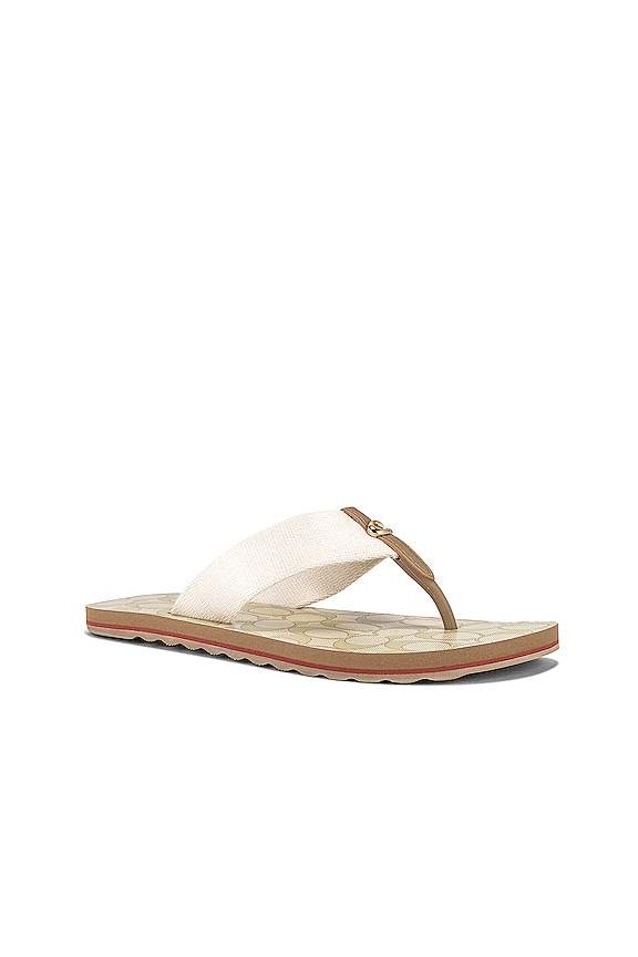 view 2 of 5 Zoe Flip Flop in Chalk