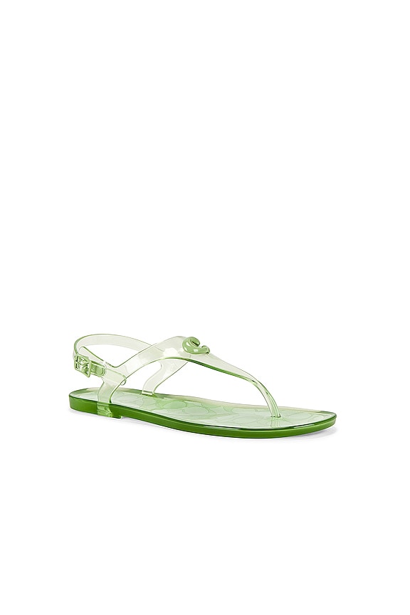 view 2 of 5 Natalee Jelly Sandal in Pale Pistachio
