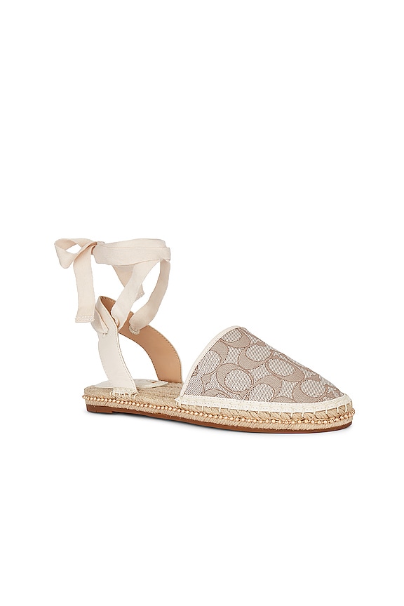 view 2 of 5 Corrine Espadrille in Chalk & Stone
