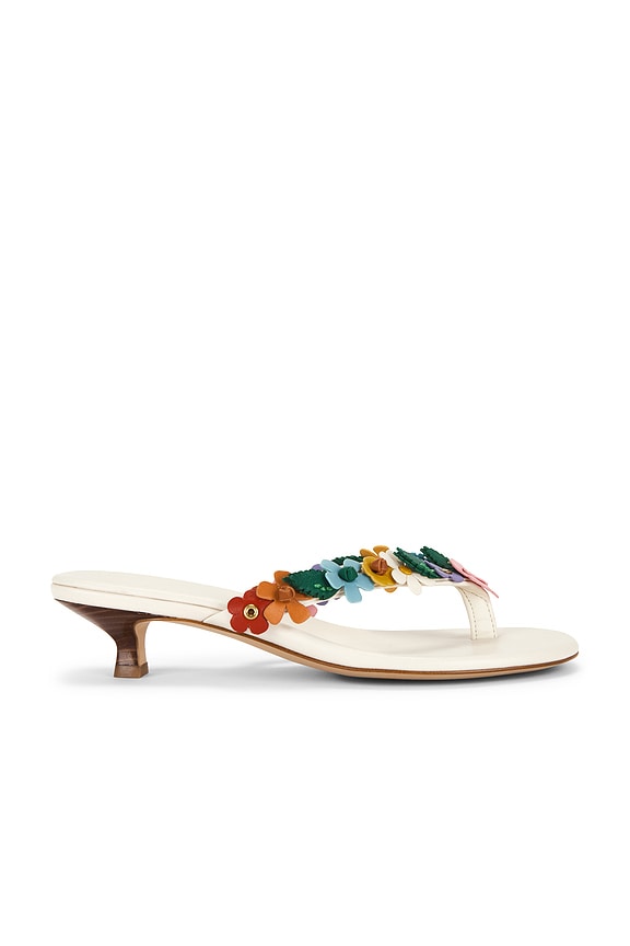 view 1 of 5 TEA ROSE THONG KITTEN ヒール in Chalk