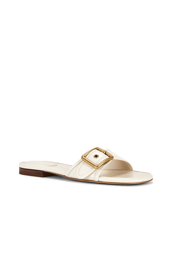 view 2 of 5 SANDALES MARGOT FLAT in Chalk