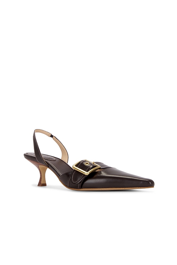 view 2 of 5 Margot Slingback Pump in Chocolate