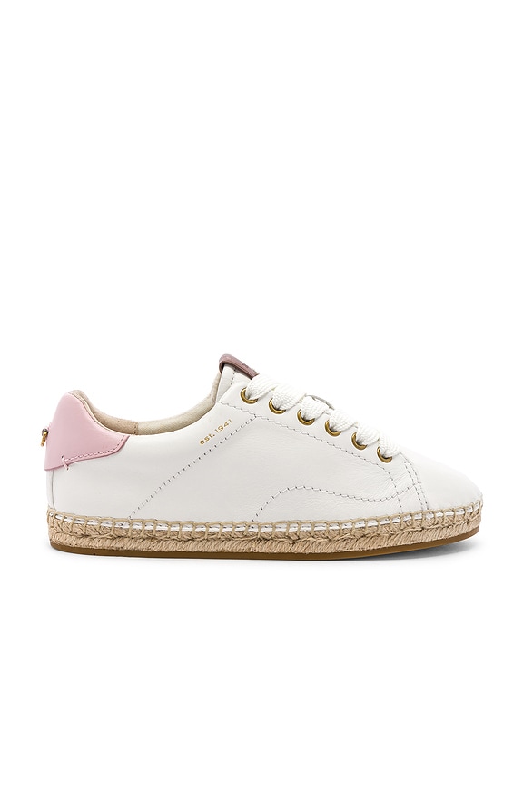view 1 of 5 C101 Low Top Espadrille in White & Petal