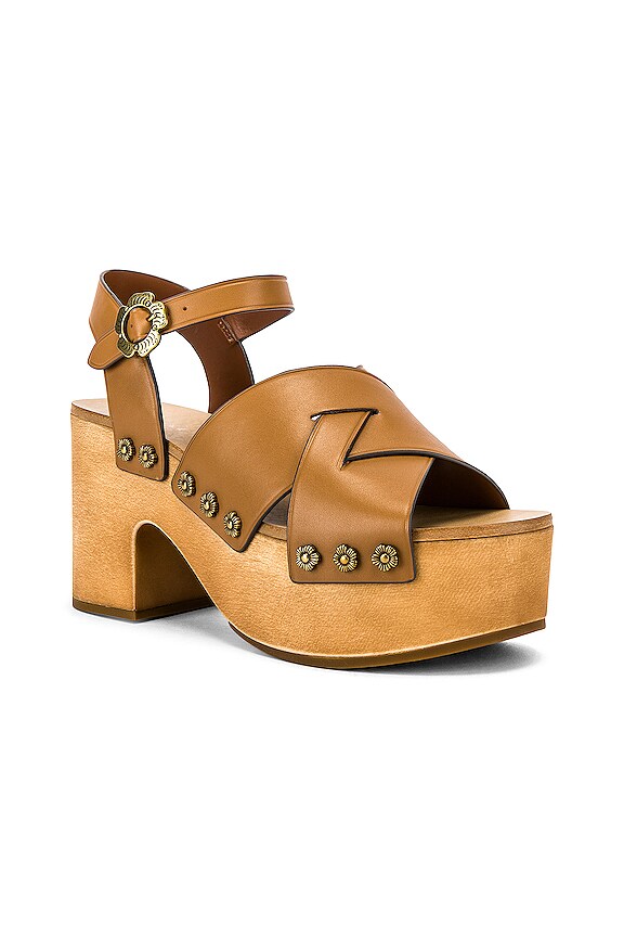 view 2 of 5 Nessa Clog Sandal in Camel