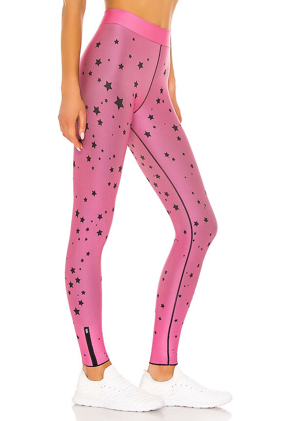 view 2 of 4 LEGGINGS GALAXY in Neon Pink