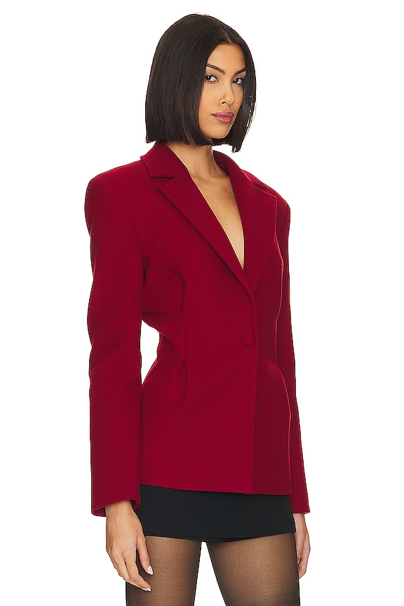 view 2 of 4 Blazer Jacket in Red