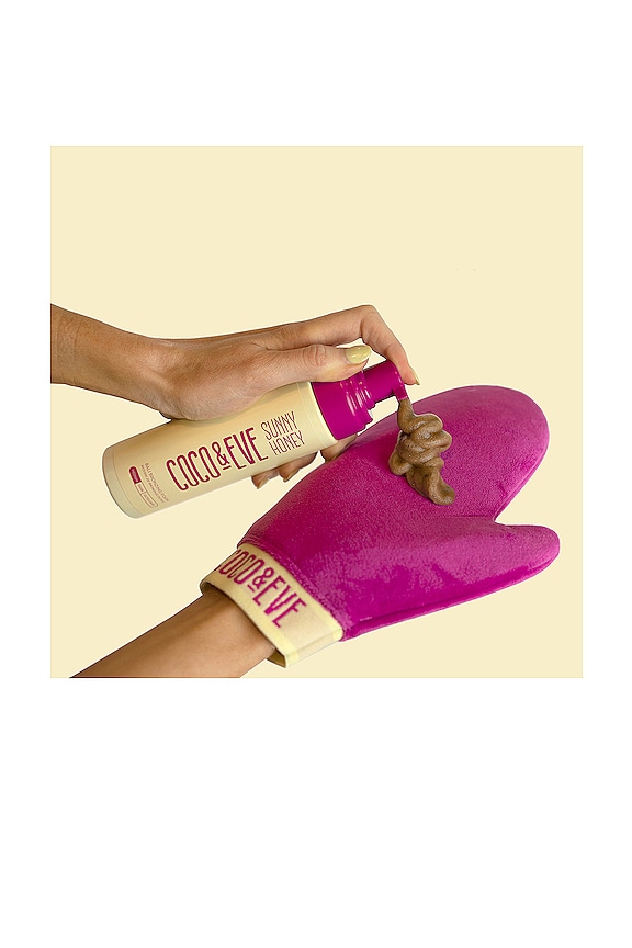 view 2 of 2 Sunny Honey Soft Velvet Self Tan Mitt in 