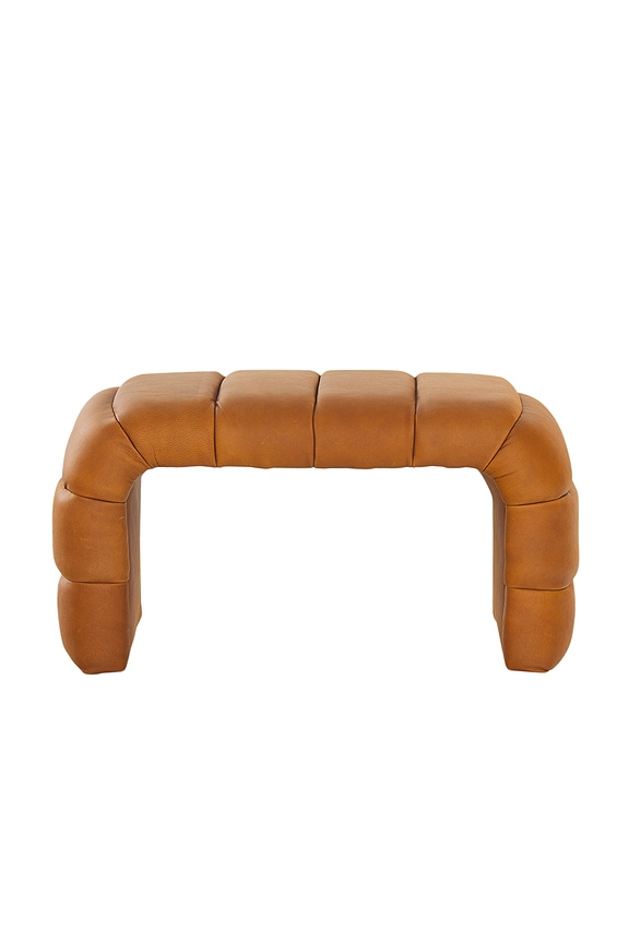 view 2 of 6 WESTWOOD BENCH 벤치 in Small & Brown Leather