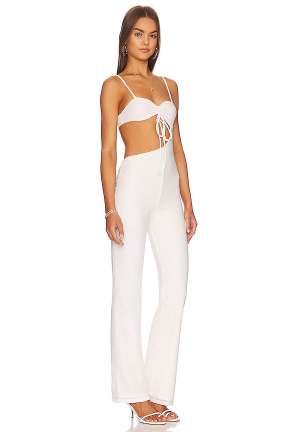 view 2 of 3 Aurora Jumpsuit in White