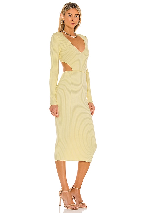 view 2 of 3 ROSABELLA 미디 원피스 in Yellow