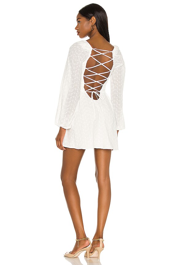view 1 of 4 Debbie Mini Dress in White