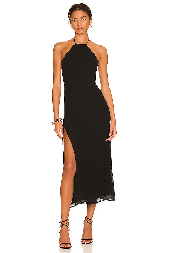 view 2 of 4 VESTIDO MIDI IVONE in Black