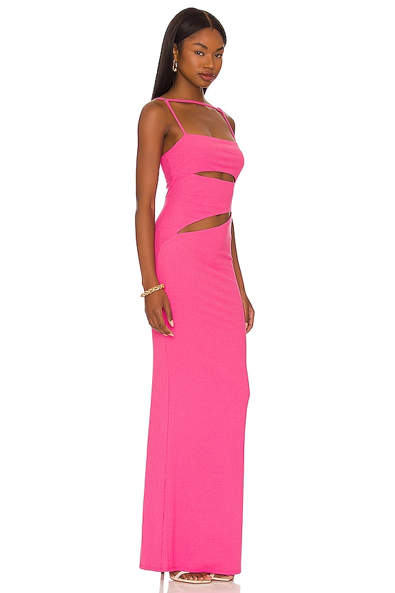 view 2 of 3 ROBE MAXI HAYLEY in Hot Pink