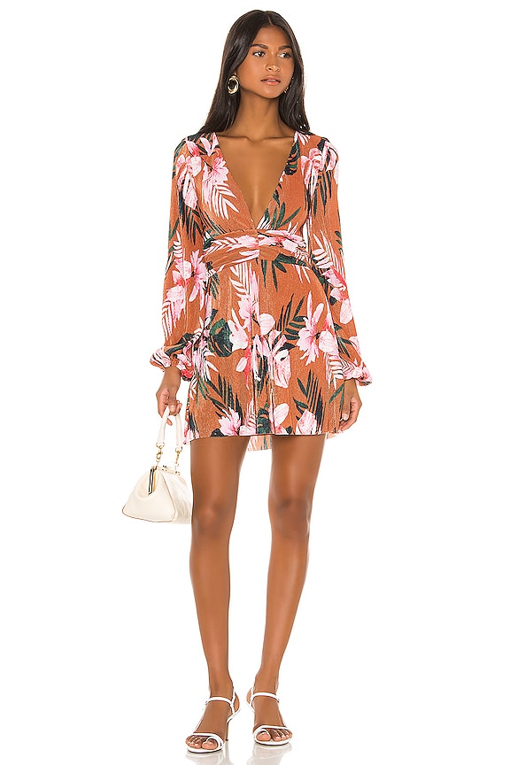 view 1 of 4 Jade Dress in Floral Tropics