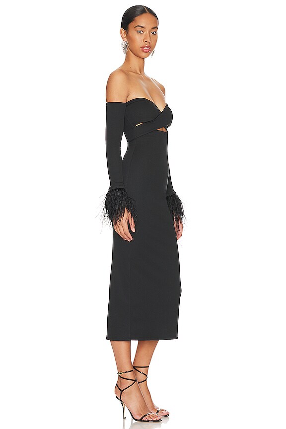 view 2 of 3 Braya Midi Dress in Black