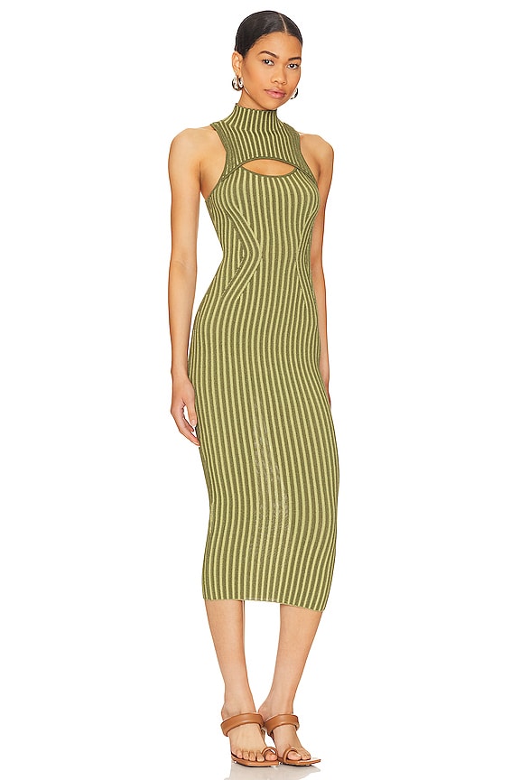 view 2 of 3 VESTIDO IDANA in Forest Green