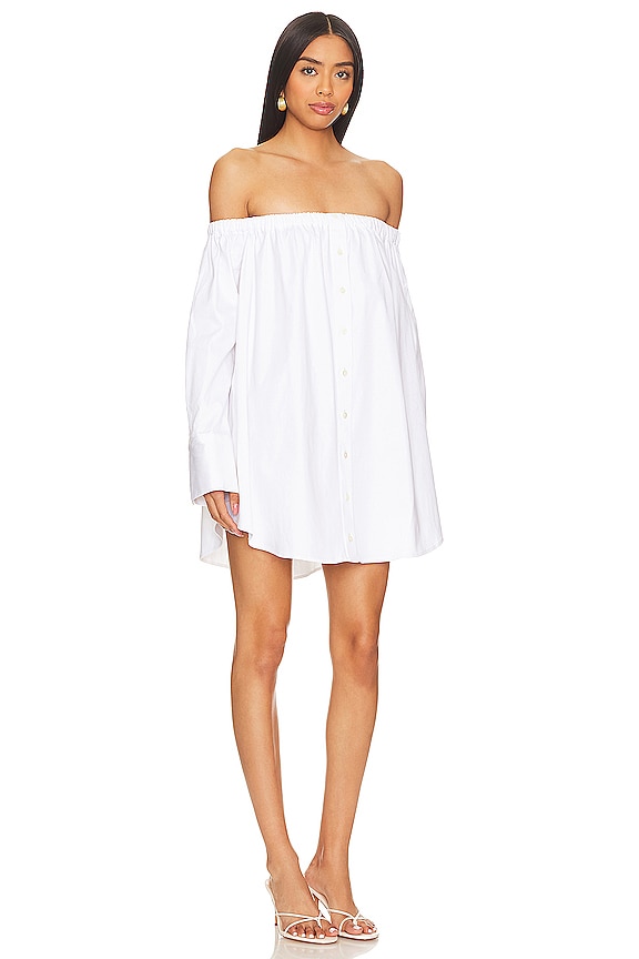 view 2 of 3 Fenna Off Shoulder Mini Dress in White