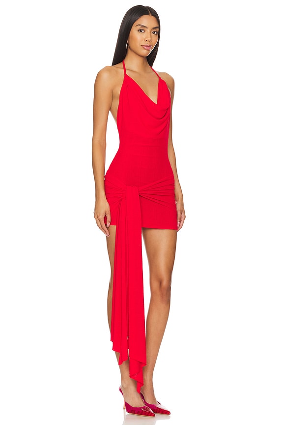 view 2 of 3 Deserto Mini Dress in Red