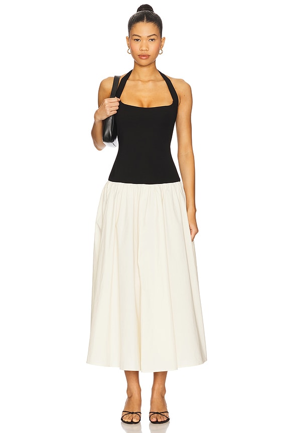 view 2 of 4 Andrade Midi Dress in Black & White