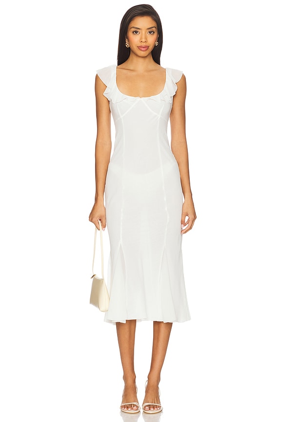 view 1 of 3 Alda Midi Dress in Bone