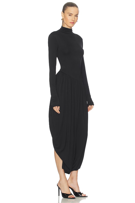 view 2 of 3 Evalda Midi Dress in Black