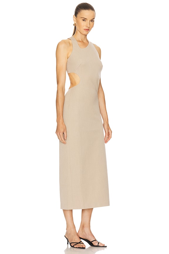 view 2 of 4 Leona Midi Dress in Flax