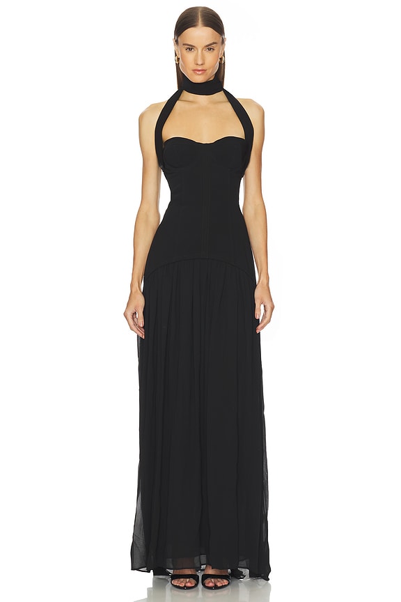 view 2 of 4 Evangelina Gown in Black