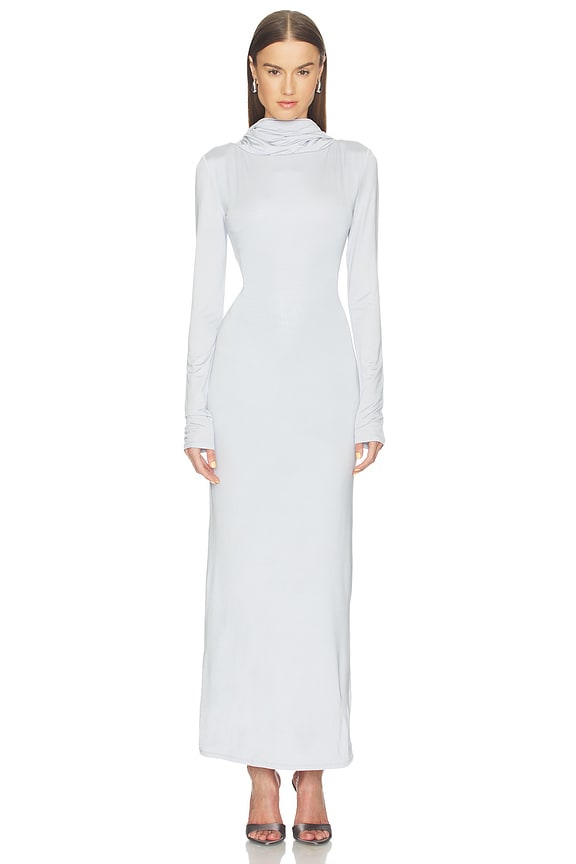 view 2 of 4 Lourdes Maxi Dress in Dusty Blue