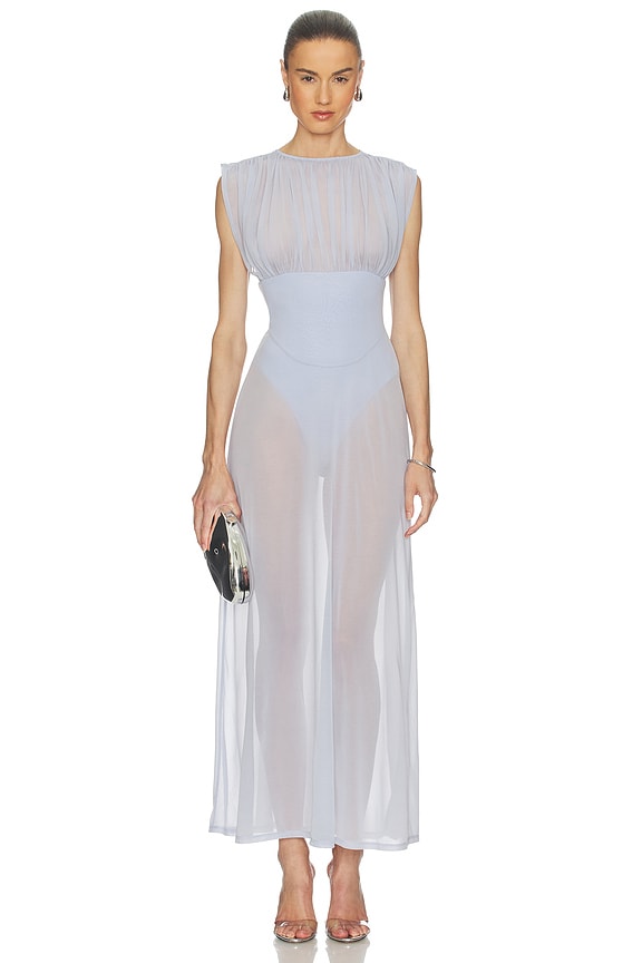 view 1 of 3 Ophelia Dress in Ice Blue