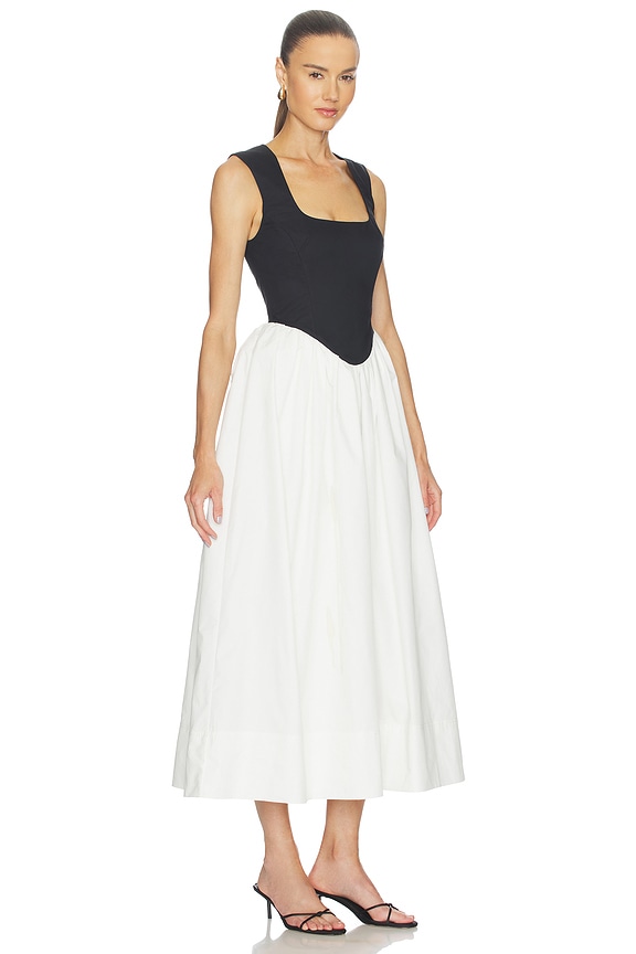 view 2 of 3 Dalia Maxi Dress in Black/white