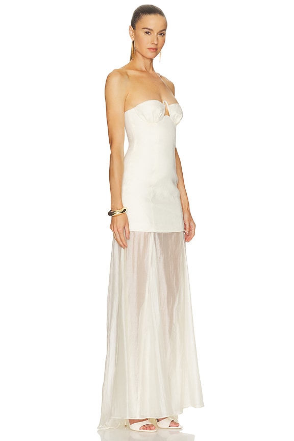 view 2 of 3 Liora Gown in Cream