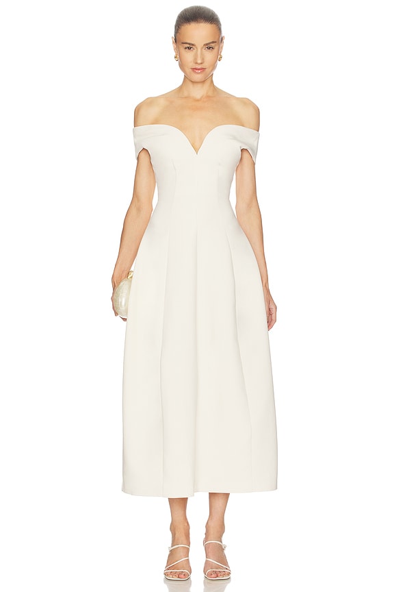 view 1 of 3 Nila Midi Dress in Ivory