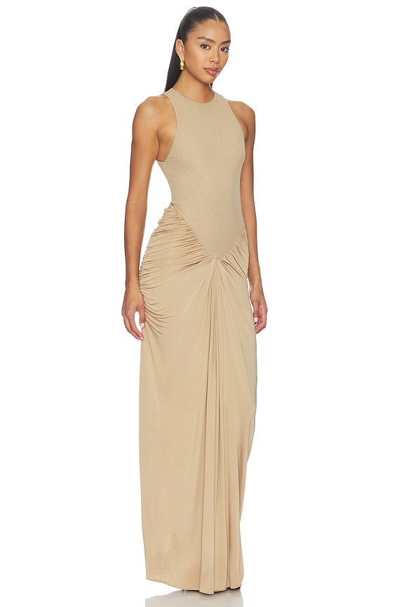 view 2 of 3 VESTIDO SABINA in Taupe