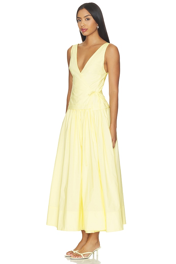view 2 of 3 Anita Midi Dress in Butter Yellow