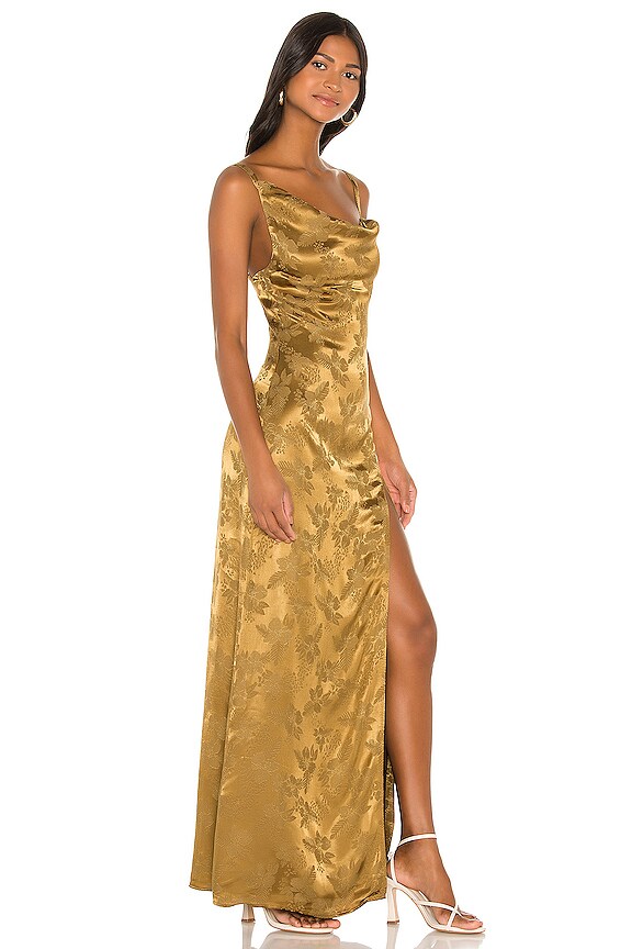 view 2 of 4 MAXIVESTIDO REYNA in Olive Green