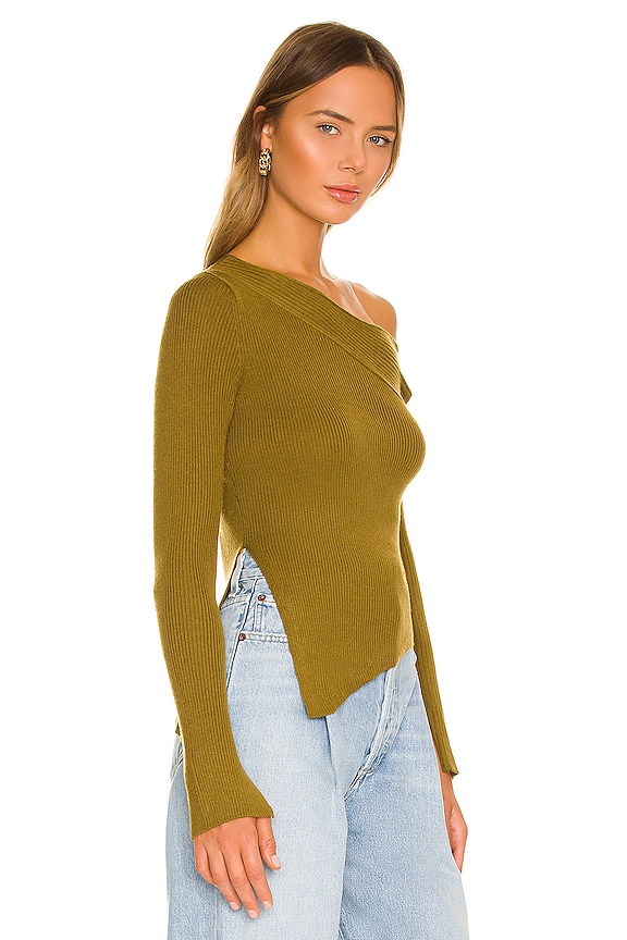 view 2 of 4 Shauna Sweater in Olive Green