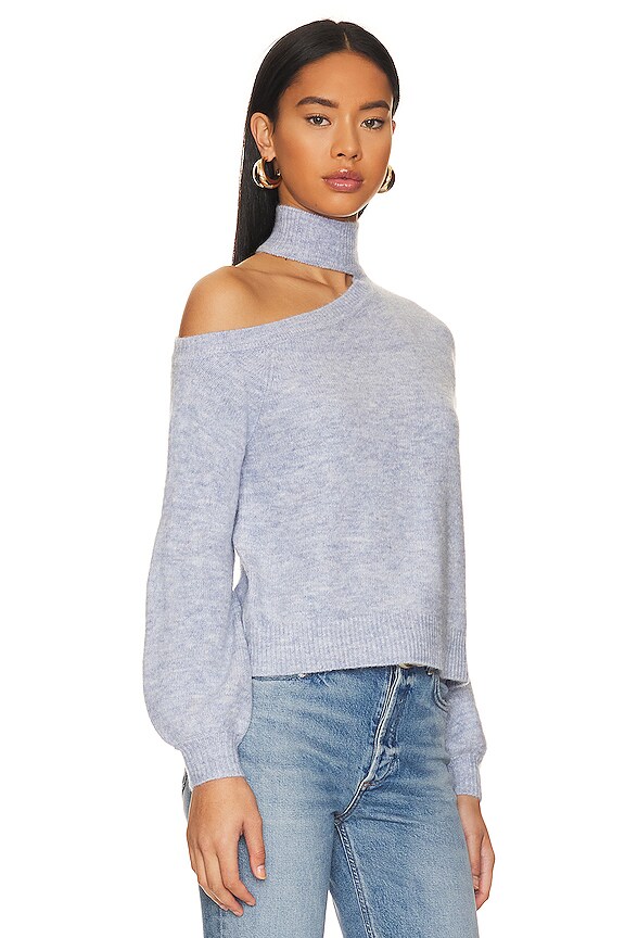 view 2 of 5 PULL DAVEY in Heather Blue