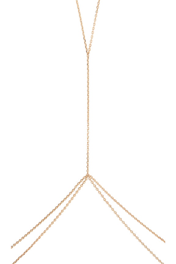 view 2 of 2 Robyn Body Chain in Gold