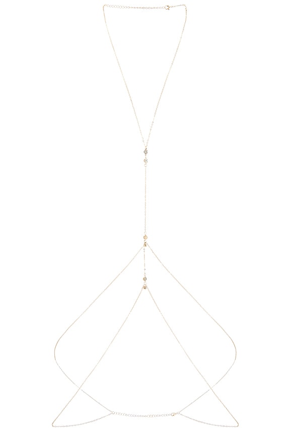 view 1 of 2 Vittoria Body Chain in Gold